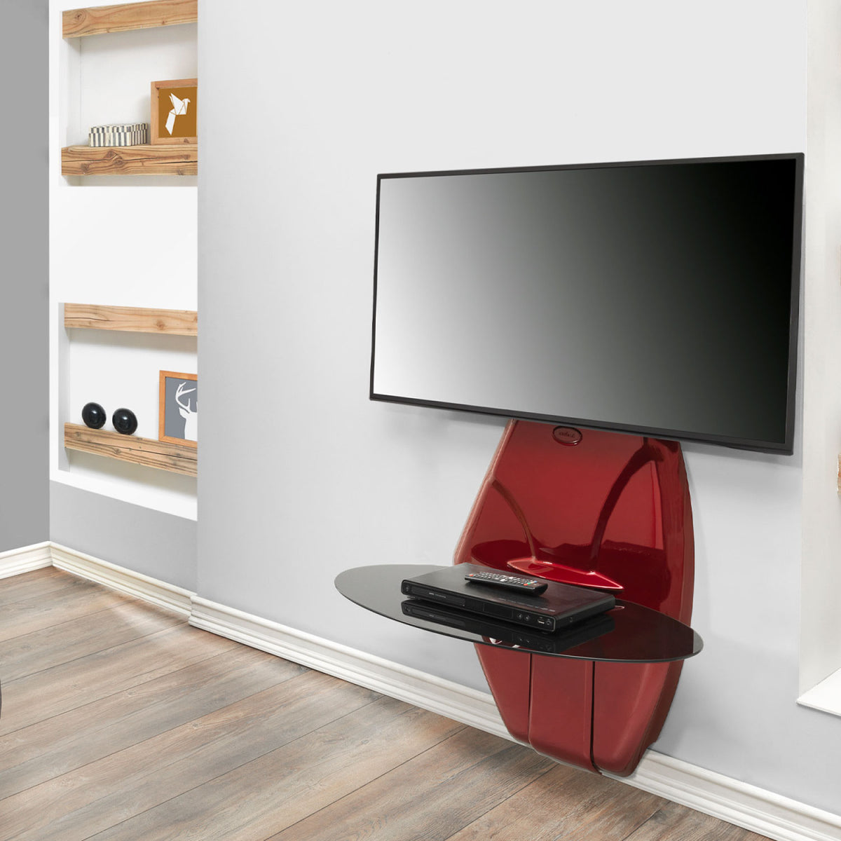 Rack TV Ghost Design 500 Metallic Red