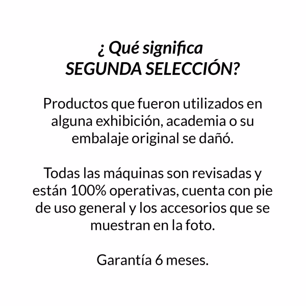 QUÉ ES SEGUNDA SELECCIÓN PARA MÁQUINAS QUÉ ES SEGUNDA SELECCIÓN PARA MÁQUINAS